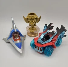 Activision Skylanders Lot Of 3 Superchargers Figs Sky Slicer Hot Streak Trophy