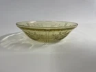 FEDERAL GLASS Sharon Cabbage Rose Amber 8" Large Serving Bowl~Depression Glass
