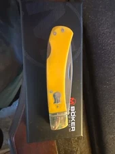 BÖKER YELLOW LOCKBACK KNIFE