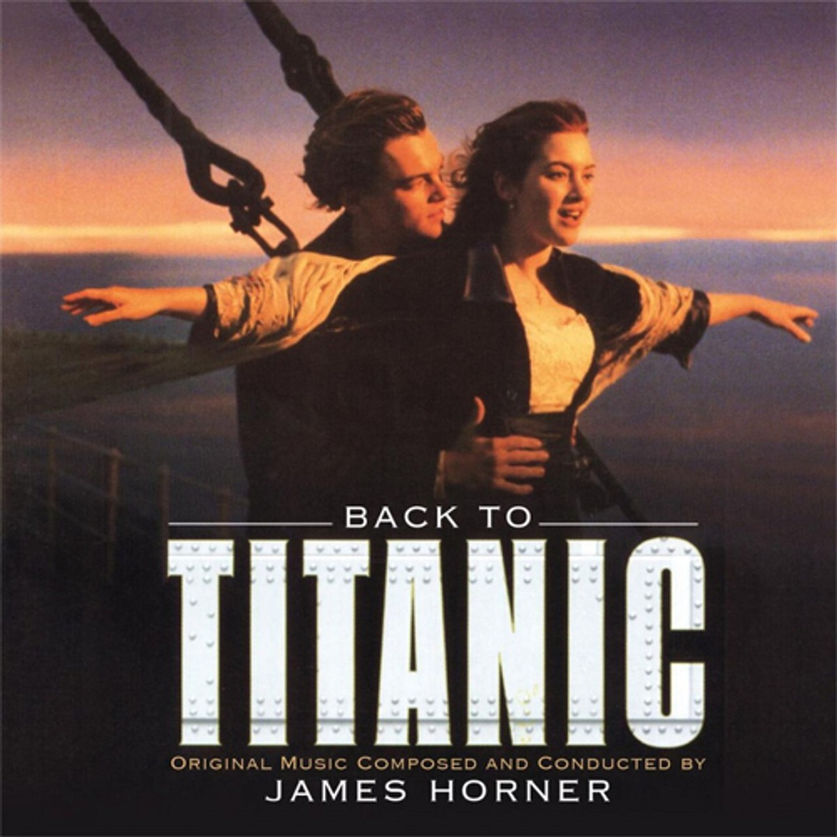 BACK TO TITANIC - ORIGINAL MUSIC - 2-LP - CLEAR VINYL - VERY RARE