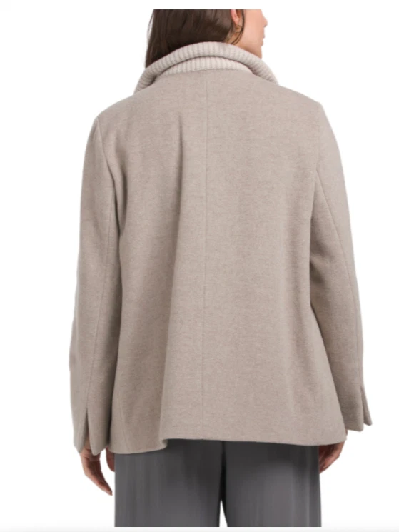 Женское пальто Cinzia Rocca Icons из шерстяной смеси размер США 10 - Изображение 2 из 2