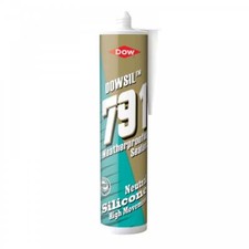 Dow 791 Weatherproofing Silicone Sealant- Buff - Black - White - Anthracite Grey