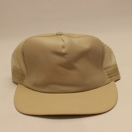 Vintage Blank Trucker Brown Mesh Snapback Hat Cap Ebay