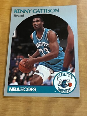 KENNY GATTISON -FORWARD NBA HOOPS 1990 HORNETS #53 | eBay