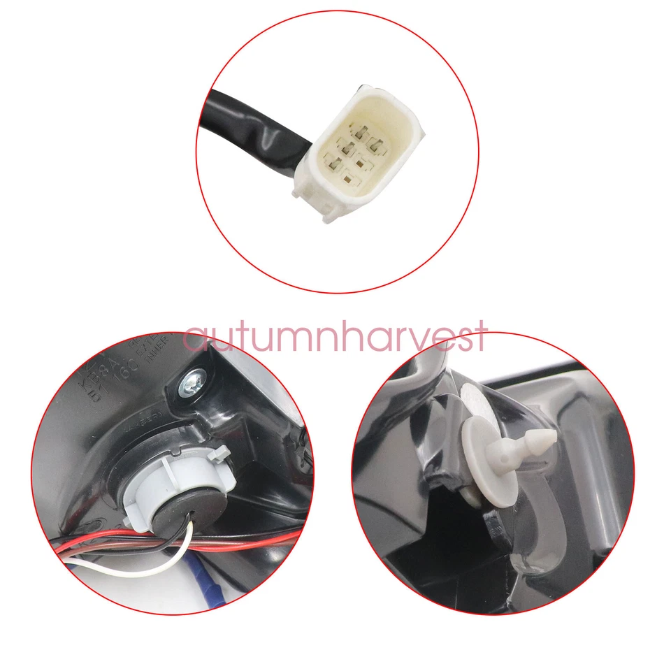 LED Outer Tail Light Left Driver For Mazda CX-5 CX5 2017-2021 Rear Lamp 4 Wire - Image 3 of 4