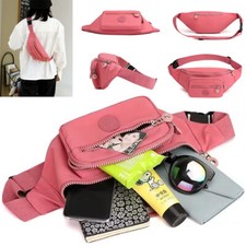Men's women's Waist Bum Bag Unisex Pack Holiday Travel Money Belt Pouch Wallet