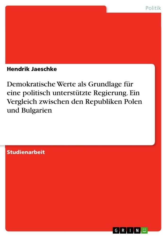 Thumbnail - Demokratische Werte Als Grundlage Für Eine Politisch Unterstützte
