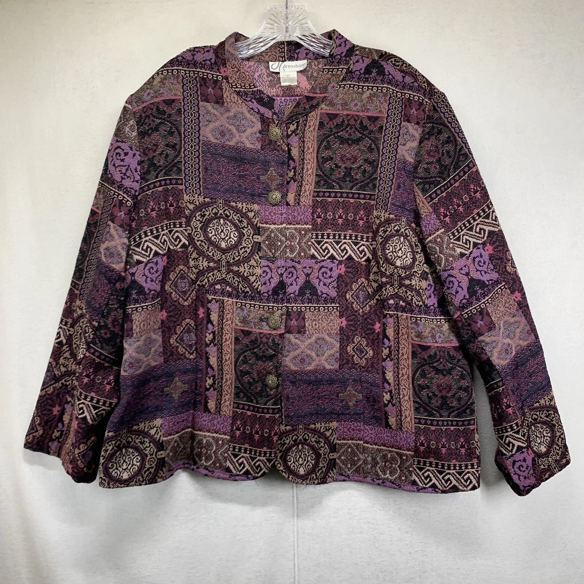 DressBarn Women Brown Jacket 18 Plus