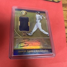 2017 Gold Standard Rookie Jersey Autographs #45 David Dahl PHILLIES