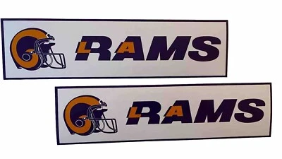 RAMS FOOTBALL STICKER 80’s Rams Sticker LA RAMS FOOTBALL NFL STICKERS Vintage