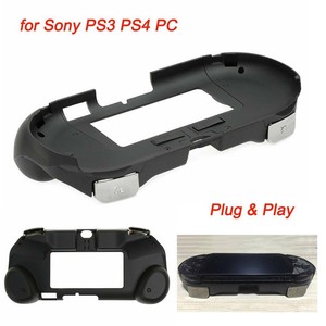 Para Sony Ps Vita 00 Psv Pc L2 R2 Disparador Boton Apretones De Mango Titular Caso Negro Ebay