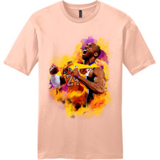 NEW Art Society LA LEGEND WATERCOLOR Tee Shirt DUSTY PEACH SM-4XLRGE MADE IN USA