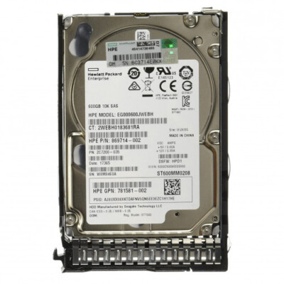 EG000600JWFUV J9F46A 787646-001 Hard Drive 600Gb 2.5 SAS | eBay