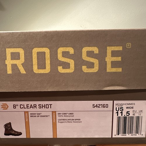 LaCrosse Men’s Clear Shot 8” Waterproof Hunting Boots Size 11.5 NEW! $170! - Picture 3 of 9