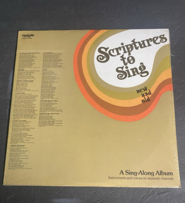 SCRIPTURES TO SING - A SING ALONG ALBUM  1978   2LP SET  R7205    SEALED