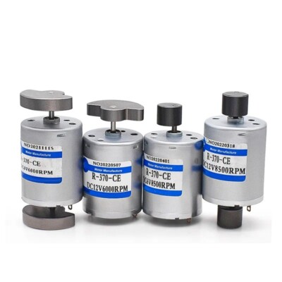 RF-370 dc elektromotor 12V 24V Starke Vibration  block hohe geschwindigkeit