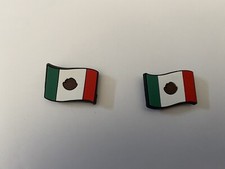 Mexico Flag Charms For Crocs Set of 2