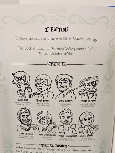 Stardew Valley Guidebook, First Edition 2016 - Crisp, Clean Condition VERY RARE - Picture 12 of 15
