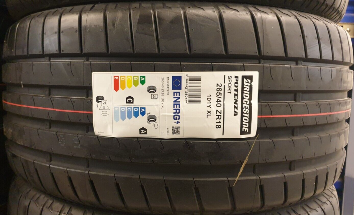 4X TYRES BRIDGESTONE POTENZA SPORT 265/40 ZR18 235/40 ZR18 265 40