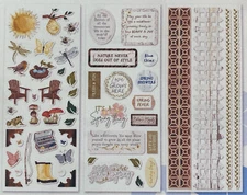 Creative Memories Designer Stickers ~ SPRING COTTAGE 3/pk. - NIP
