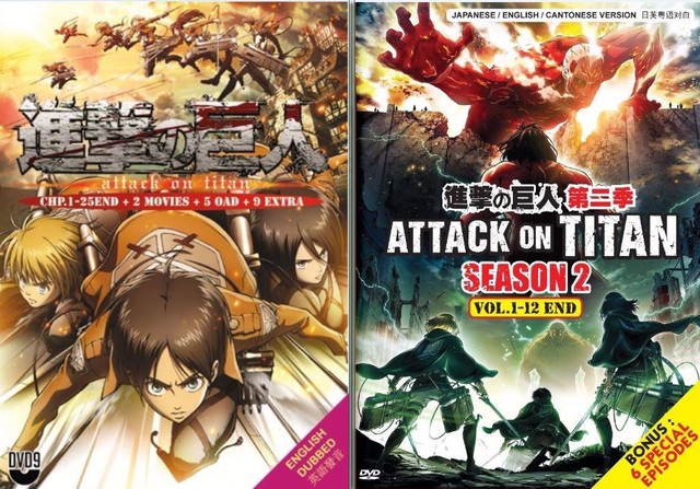 Attack On Titan Season 1 Dvd