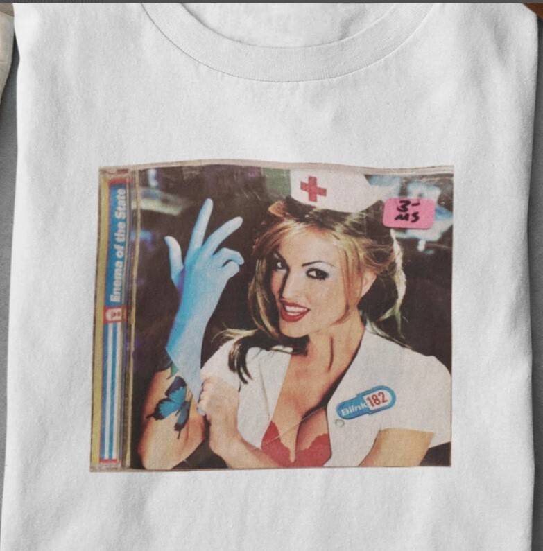 Blink 182 Enema of the State Vintage Graphic T Shirt TE3914