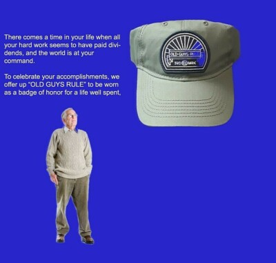 OLD GUYS RULE TRD MRK IT TOOK DECADES TO LOOK THIS GOOD! Khaki Hat