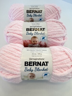 Pink Super Bulky Bernat Blanket Yarn Bernat Blanket Brights Super