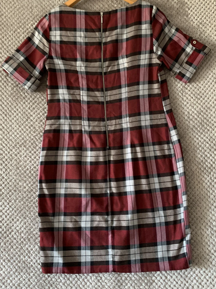 Dorothy perkins red check 2025 dress