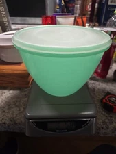 Tupperware Crisp It Jadeite Green Lettuce Bowl 679 Bubble Lid 680 Crisper Spike