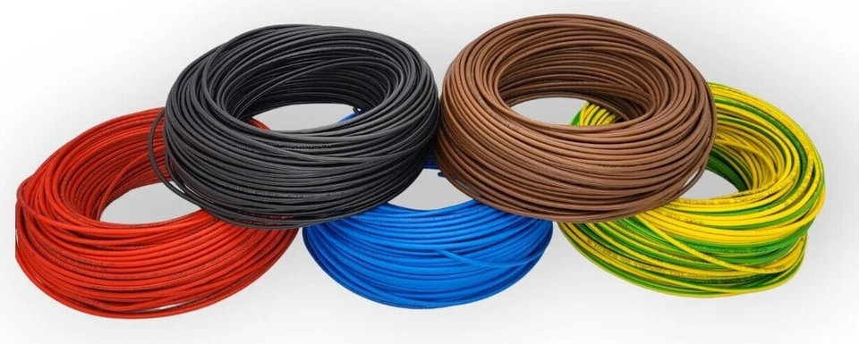 YUZHCABLE H07V-K Einzelader Kabel Litze flexible 4,0 6,0 10 16 25 35 mm² Meterware