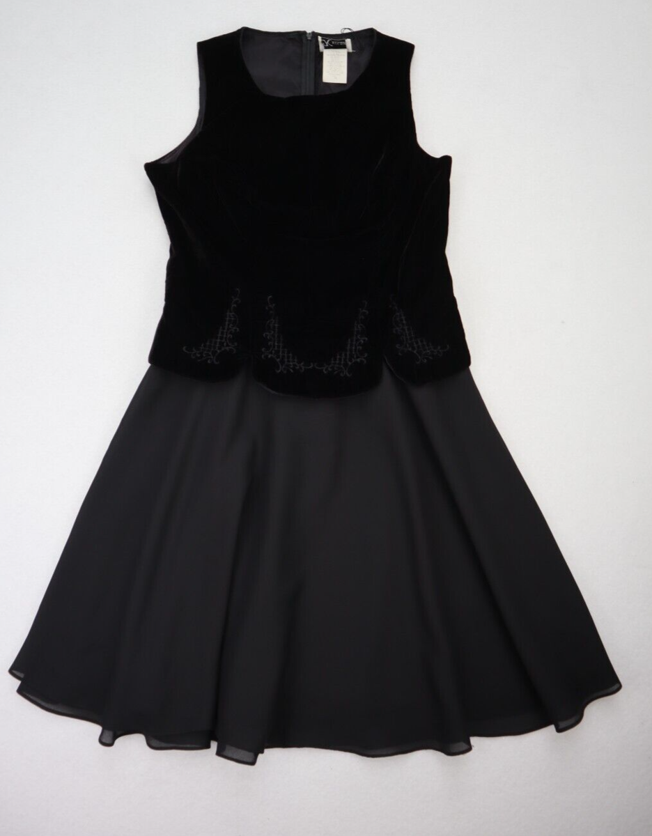 K Studio Women's Dress Size 10 Black Velvet A-line Fit & Flare | eBay K Studio Women's Dress Size 10 Black Velvet A-line Fit & Flare | eBay