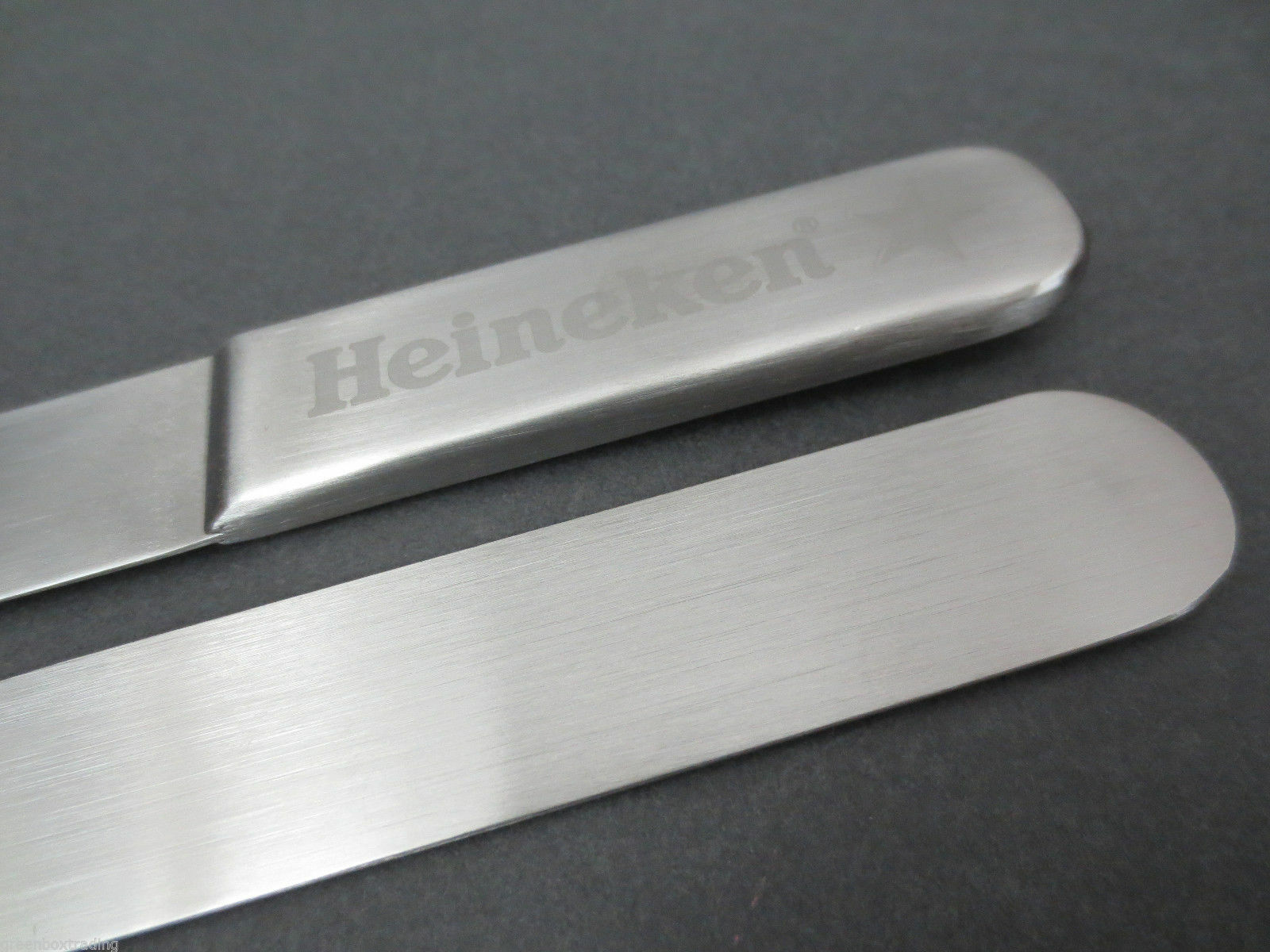 Heineken Modern Metal Beer Skimmer Stainless Steel Skimmers Set of 2 eBay
