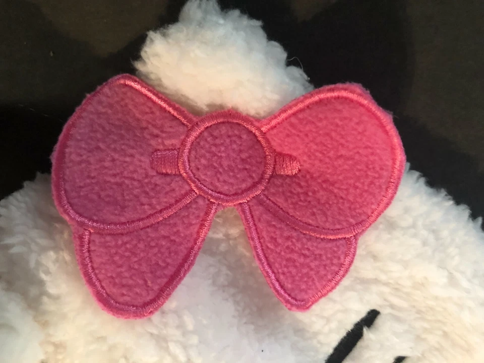 Hello Kitty Toddler Girl Fluffy Plush Trapper Hat w/Ears Fleece Lined + Mittens - Image 3 of 4
