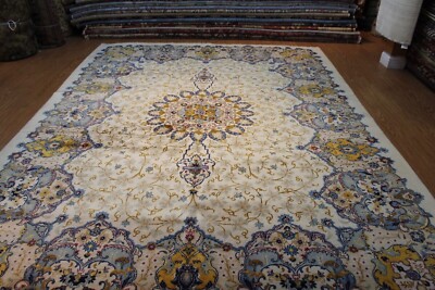 9'5''x12'8'' Circa 1920's Antique Floral Design Oriental Rug Genuine Oriental Rug 