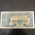 British Armed Forces - 10 Shillings - 2 ND Series UNC. - Top Quality! - S635