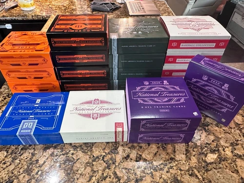 *EMPTY* Panini National Treasures Football - Baseball Display Cigar Boxes