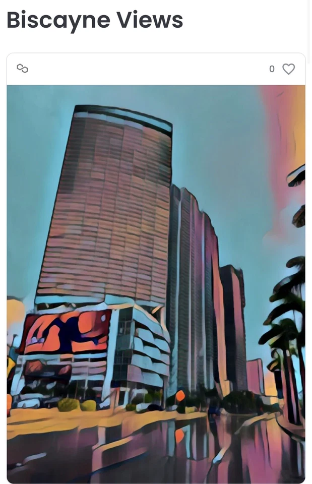 Biscayne Views Digital Art NFT 1/1 Trnsfr - image 2 of 2