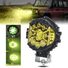 7 Round Led Work Light Bar Side Shooter Amber Drl Fog Driving Off-road Suv 4wd 7 Round Led Work Light Bar Side Shooter Amber Drl Fog Driving Off-road Suv 4wd