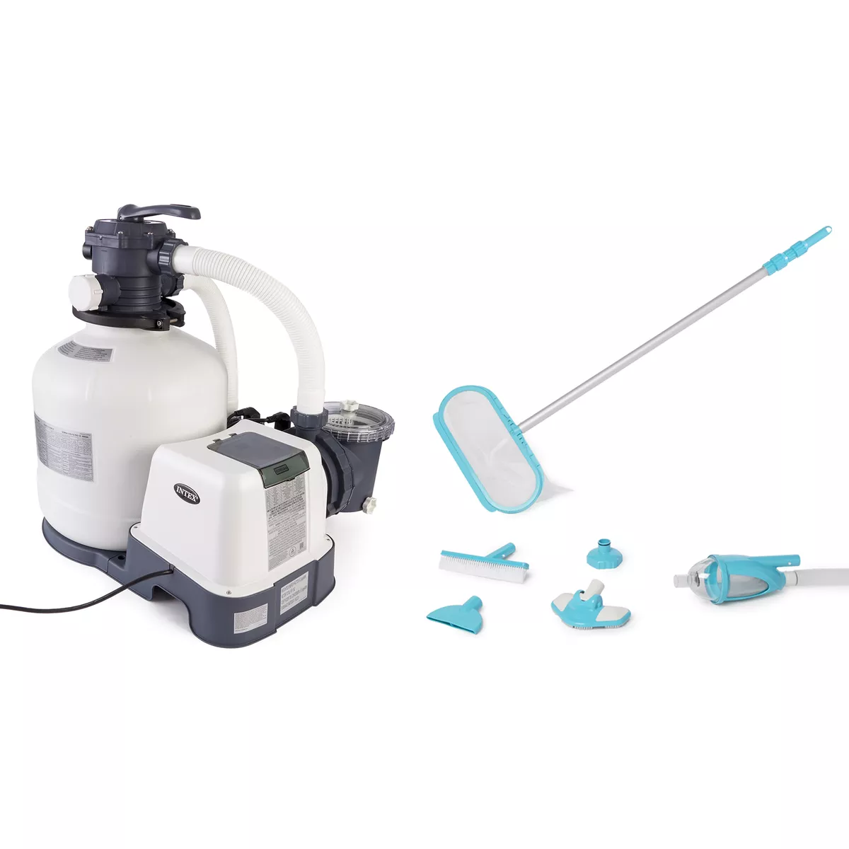 Intex 3000 GPH Sand Filter Pump Deluxe Maintenance Kit for Above Ground Pools