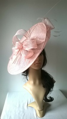 New ..Candy Pink Sinamay Hatinator.hat 