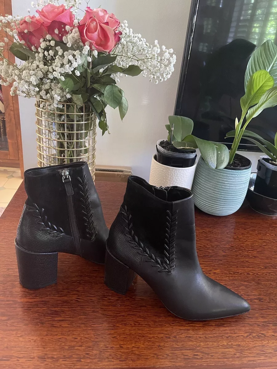 Mimco New Heels Shoes Boots Size 40 Or 9 Boot Black