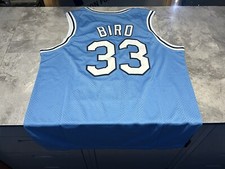 NWOT Indiana State Sycamores NCAA Larry Bird Basketball Jersey Size Medium M 33