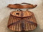 Vintage Split Reed Leather Trim Creel (Beautiful)-With Harness