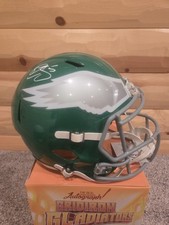 DONOVAN MCNABB SIGNED PHILADELPHIA EAGLES SPEED REPLICA HELMET BECKETT QR