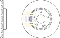 2X Napa Bremsscheibe BelüFtet Ø295Mm FüR Mercedes-Benz B-Klasse W246 W242