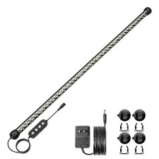 SEAOURA Led Aquarium Light with Timer, Submersible Aquarium Lights for Fish Tank