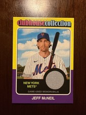 2024 Topps Heritage - Clubhouse Collection Relics Jeff McNeil #CCR-JMC (MEM)