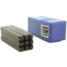 9 Number Punches 1/8" Metal Stamp Numbers Die Stamping Jewelers Tools