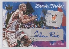 2022-23 Panini Court Kings Brush Strokes 74/75 Glen Rice #BR-GRM Auto 6ns
